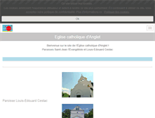 Tablet Screenshot of eglise-catholique-anglet.fr